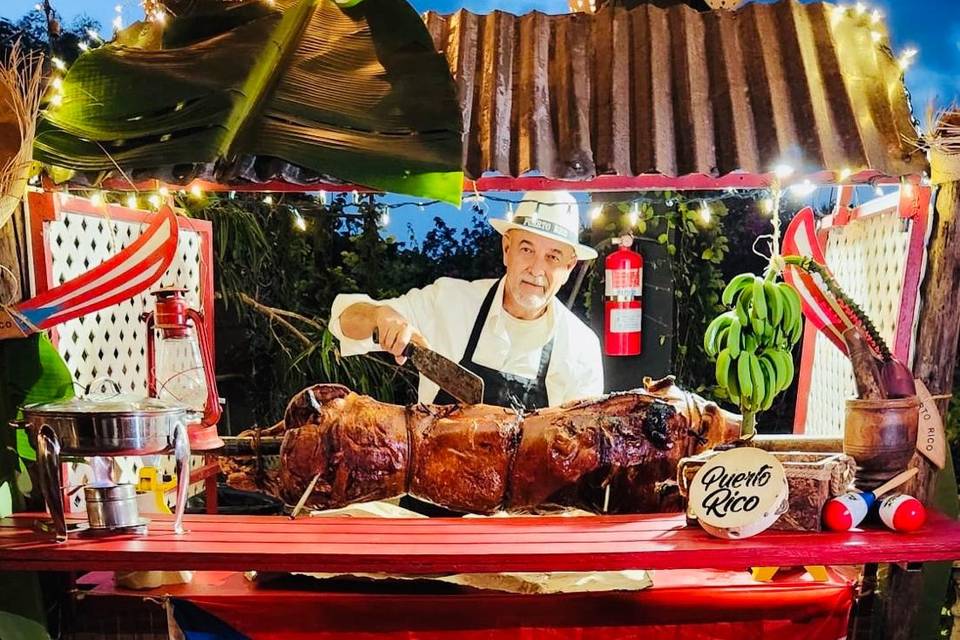Lechón a la varita