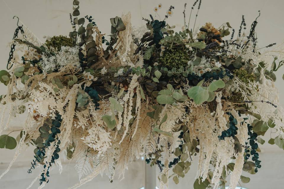 Hanging floral design