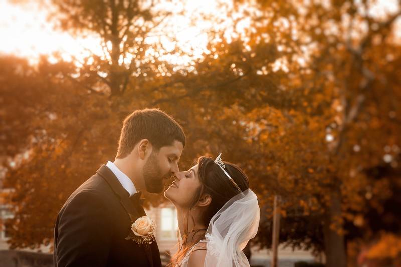 Sunset colors Love, Jackie Wedding Photography