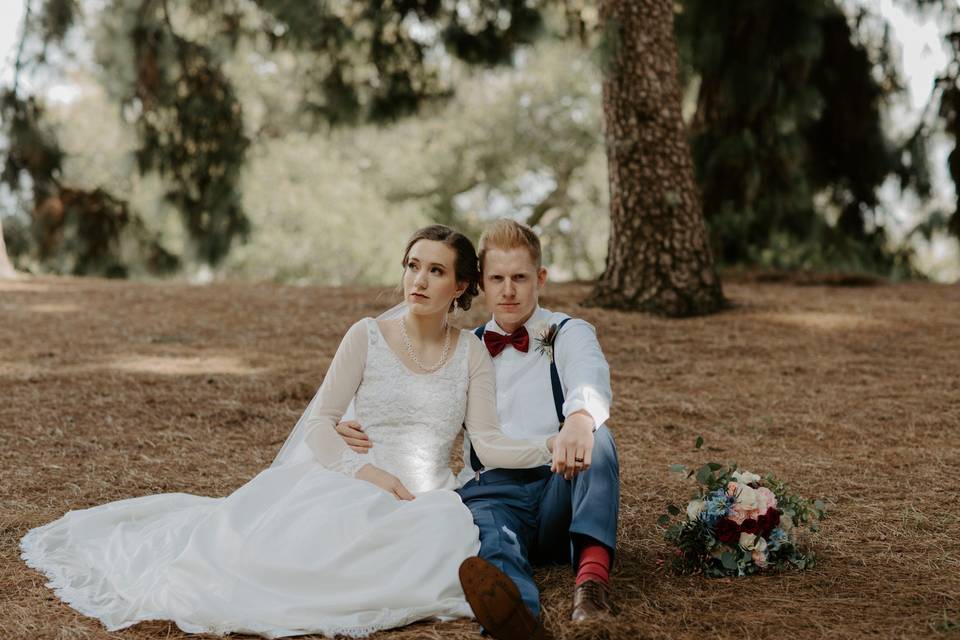 The happy couple