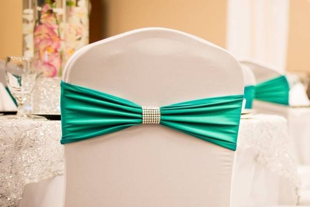 Rent Chair Sash Band Buckle