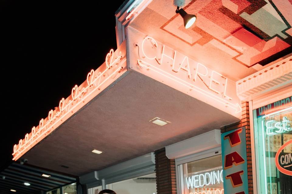 Sure thing chapel wedding