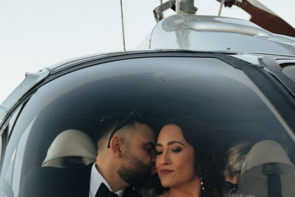 Helicopter wedding VOF