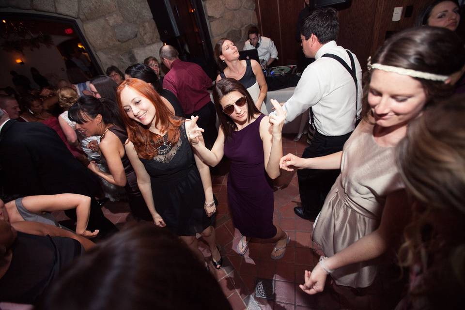 Ladies on the dance floor