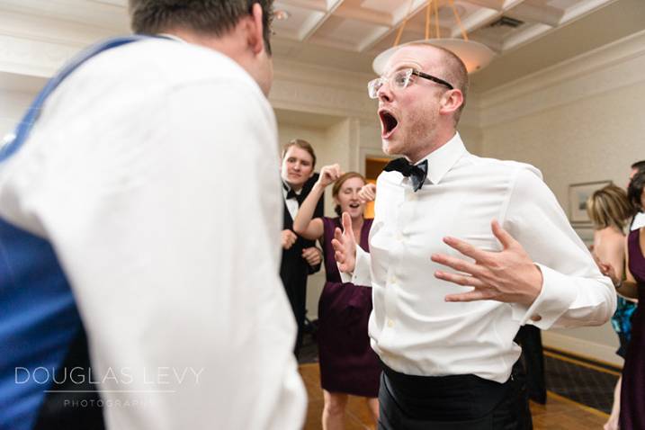 Groom and groomsman