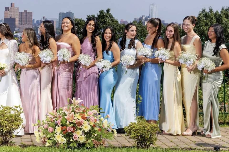 Stunning bridesmaids