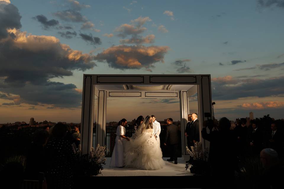 Chuppah outdoors