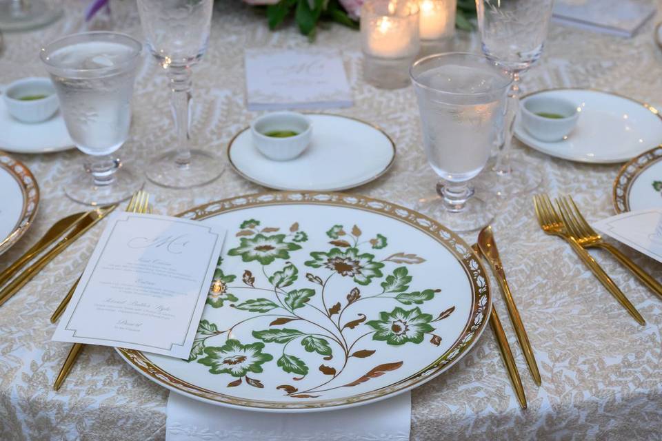 Table set up