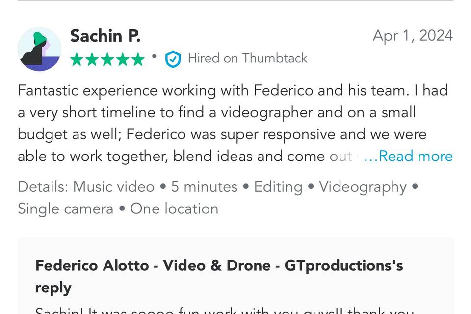 Some of our reviews
