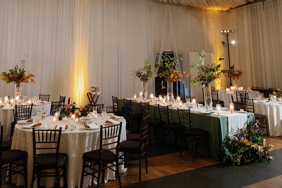 A Draped Fall wedding