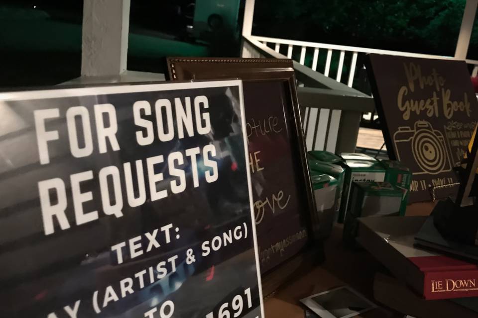 Song Requests Welcome!