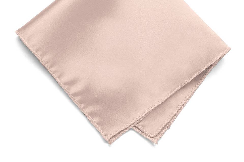 Blush pink pocket square