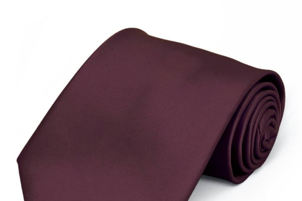 TieMart Red Silk Necktie