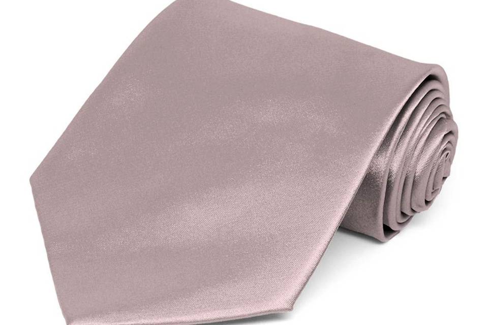 Quartz solid color necktie