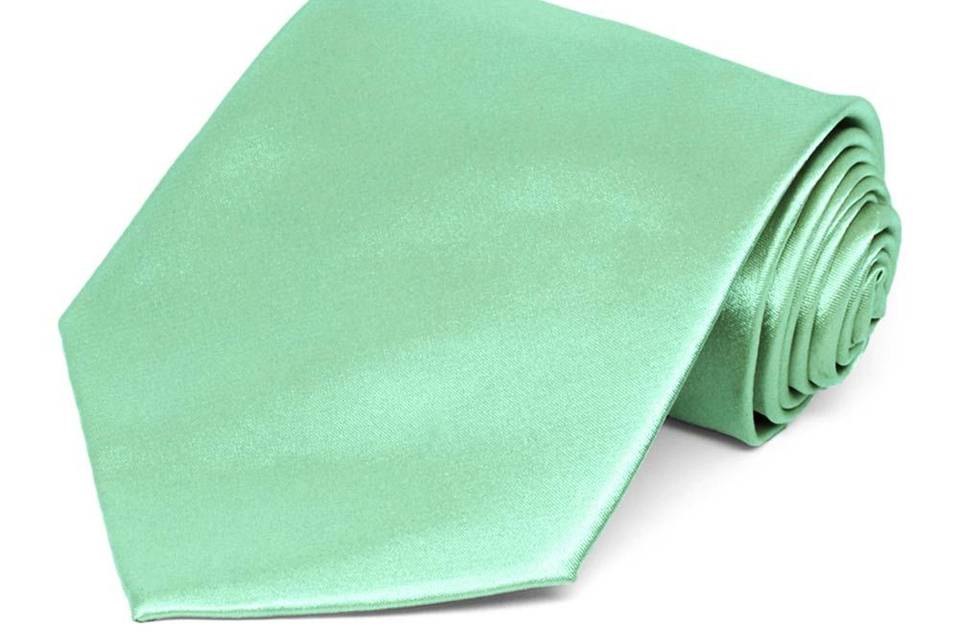 Seafoam solid color necktie