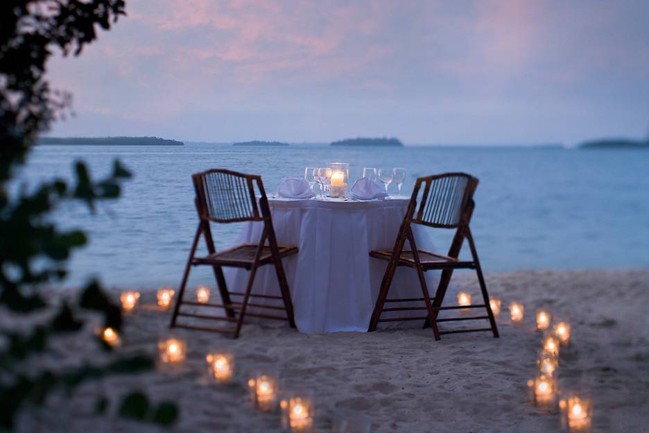 Dining Under the Stars- Cove beach