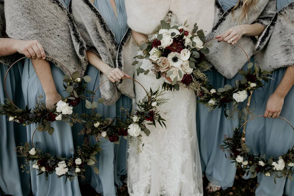 Bridesmaids bouquets