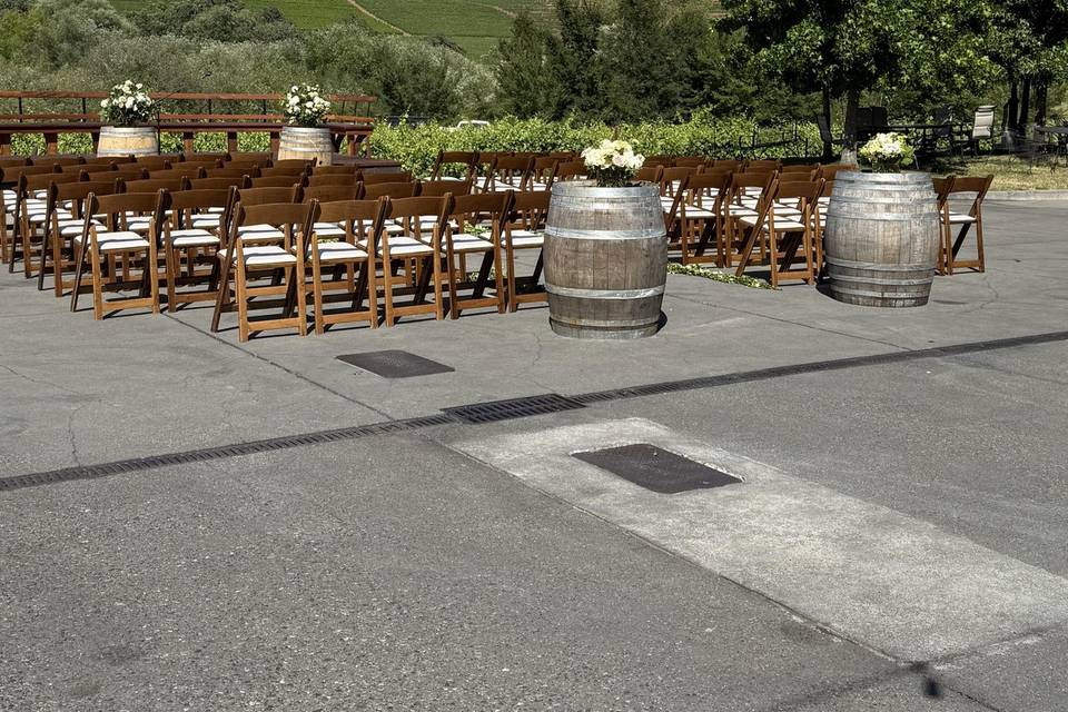 Wedding set up