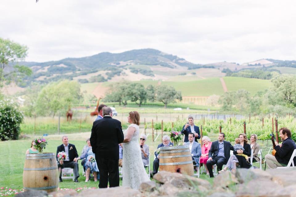 Ceremony on Large Grass Area