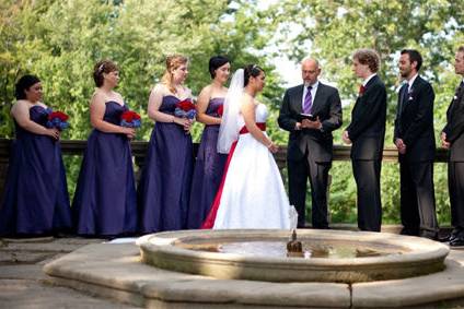 Gorgeous outdoor ceremony