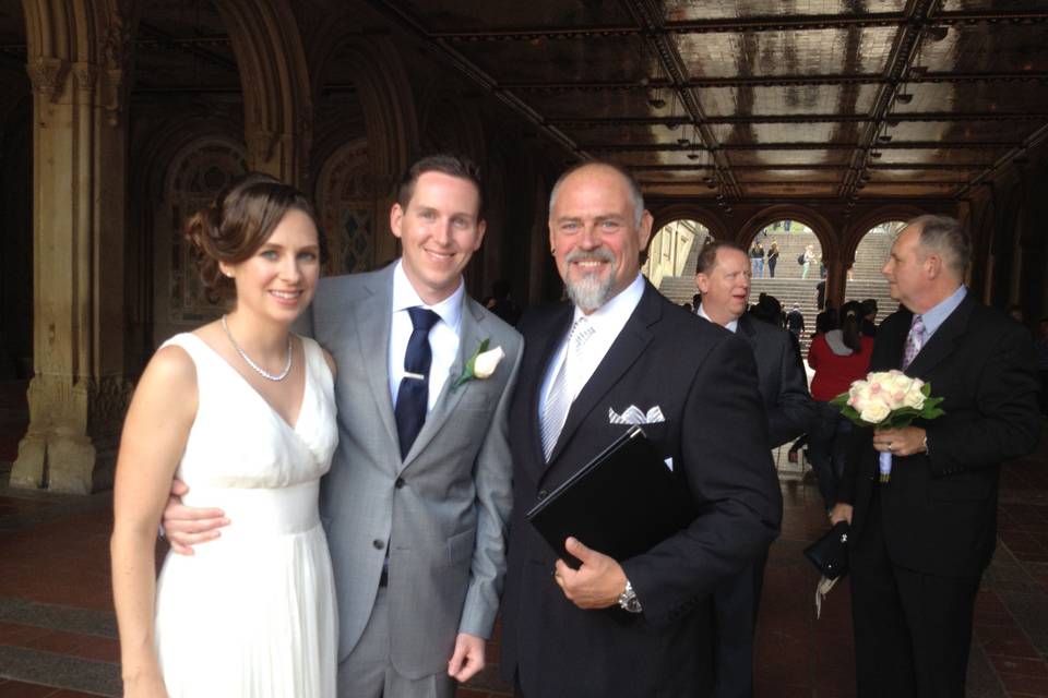 Our wedding officiant nyc