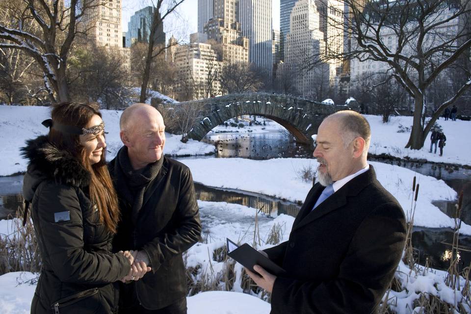 Our wedding officiant nyc