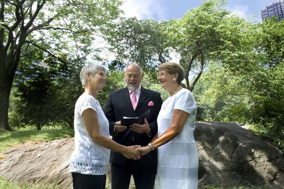 Our wedding officiant nyc