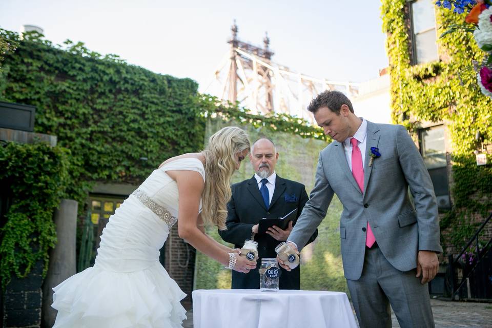 Our wedding officiant nyc