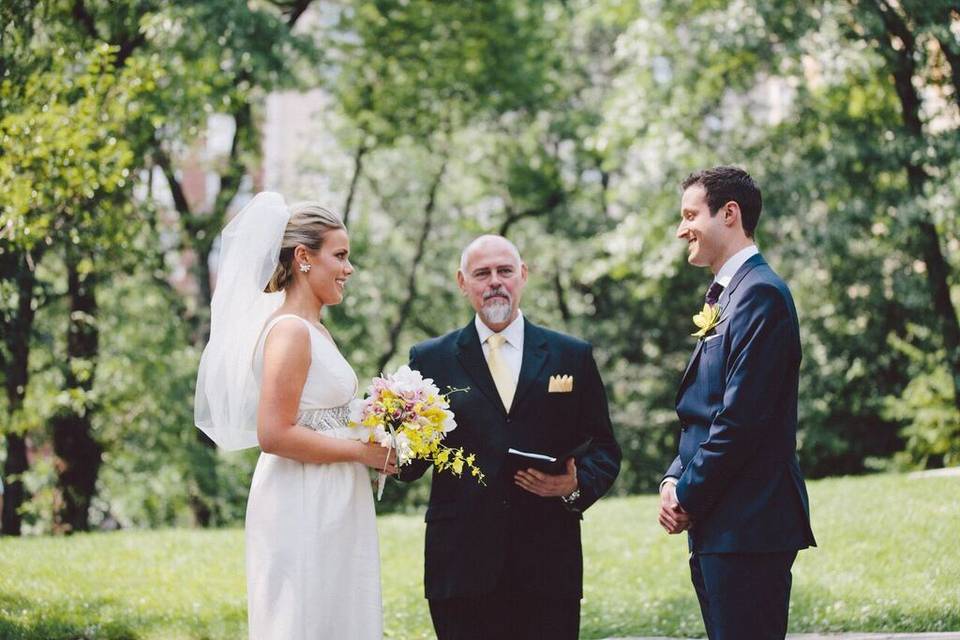 Botanical garden wedding