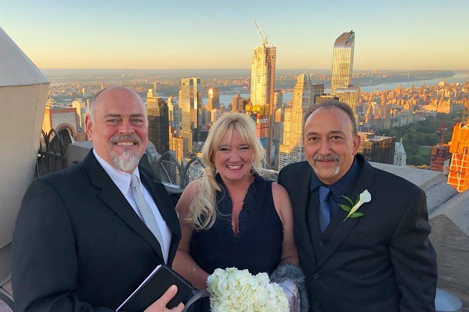 Our wedding officiant nyc