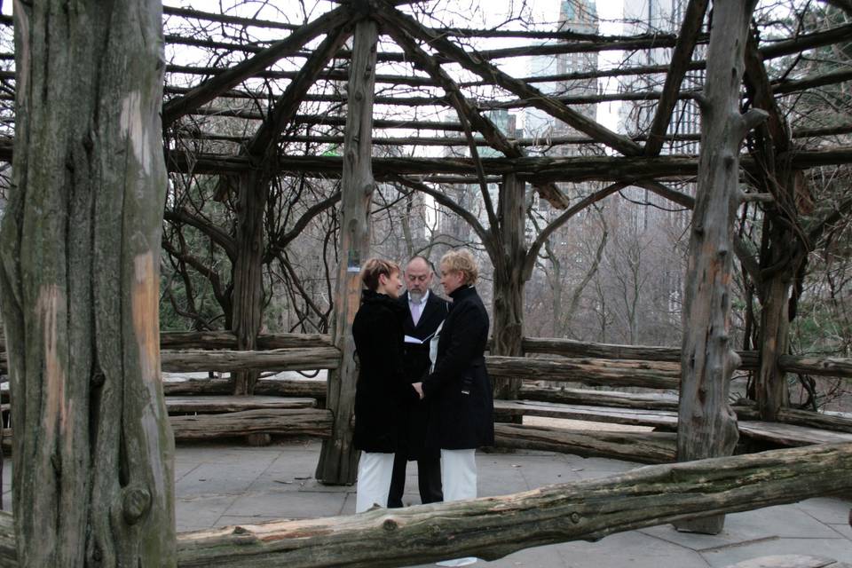 Our wedding officiant nyc