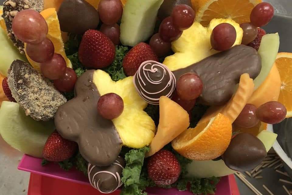 A beautiful edible arrangement