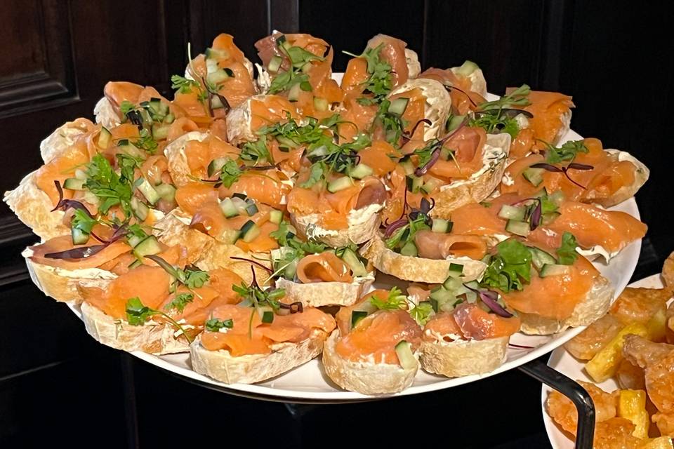 Salmon Canapes