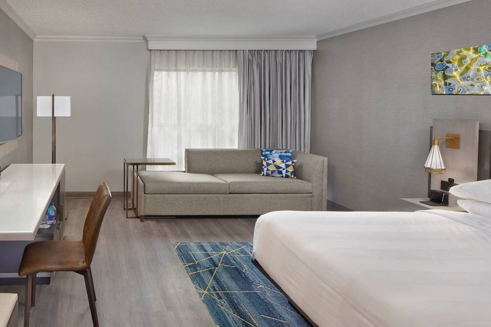 Newly redesigned guest rooms