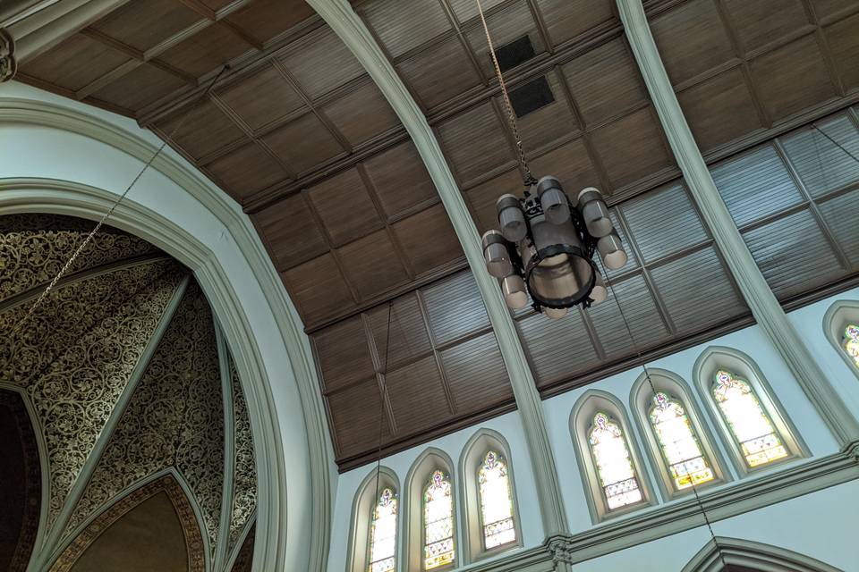 Sanctuary ceiling