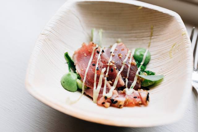 Drizzled tuna salad