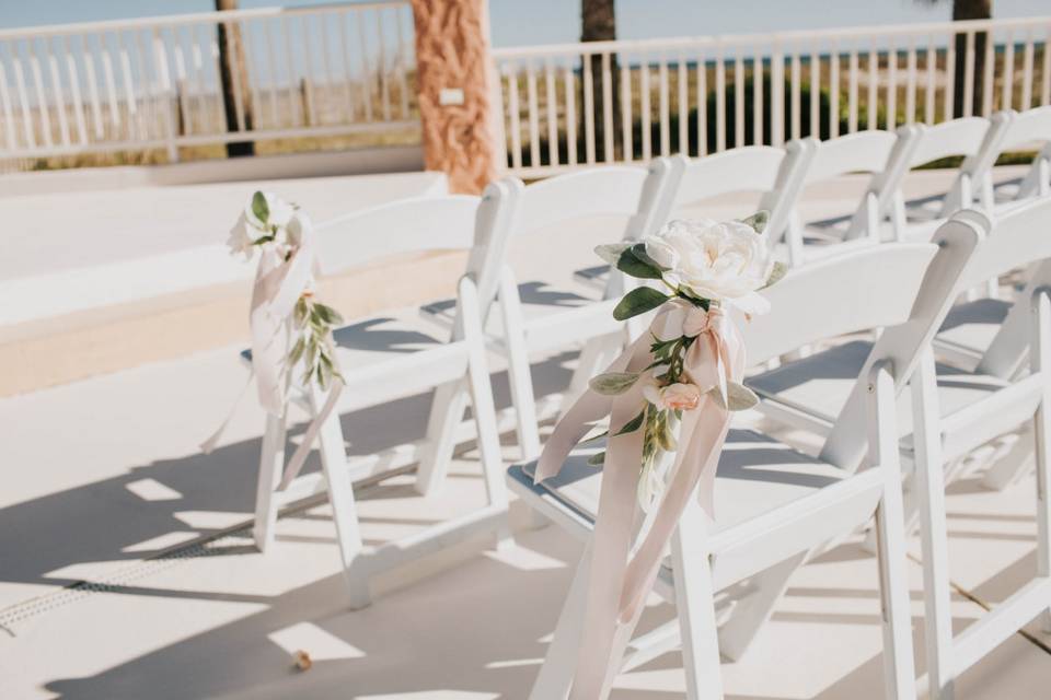Ceremony set up
