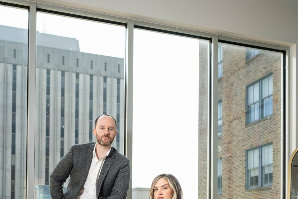 Indoor Engagement Photos