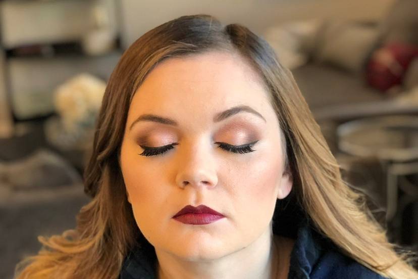 Engagement party makeup look