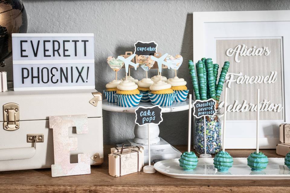 Dessert table display