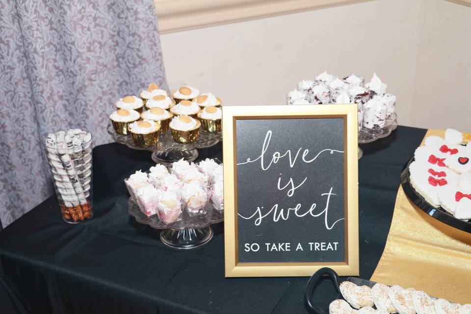 Dessert table