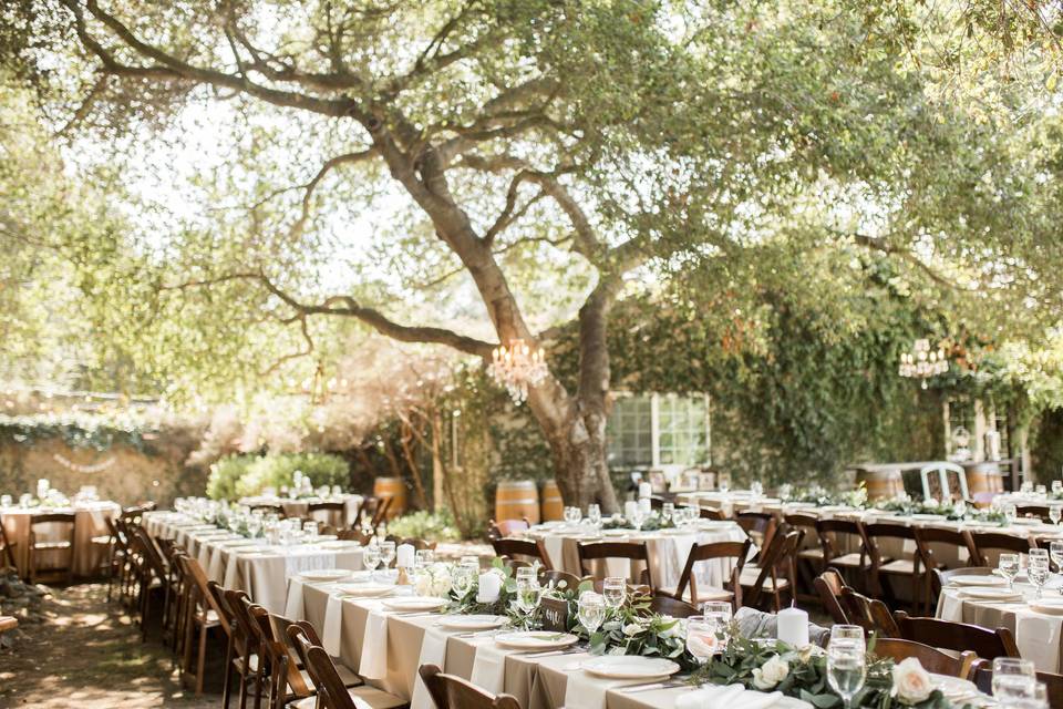 Reception View Mixed Tables