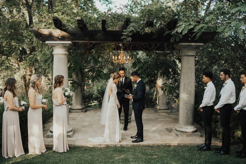 Reception View Round Tables