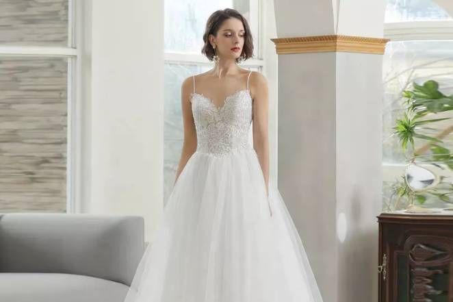 Swan: Tulle & Lace A-line