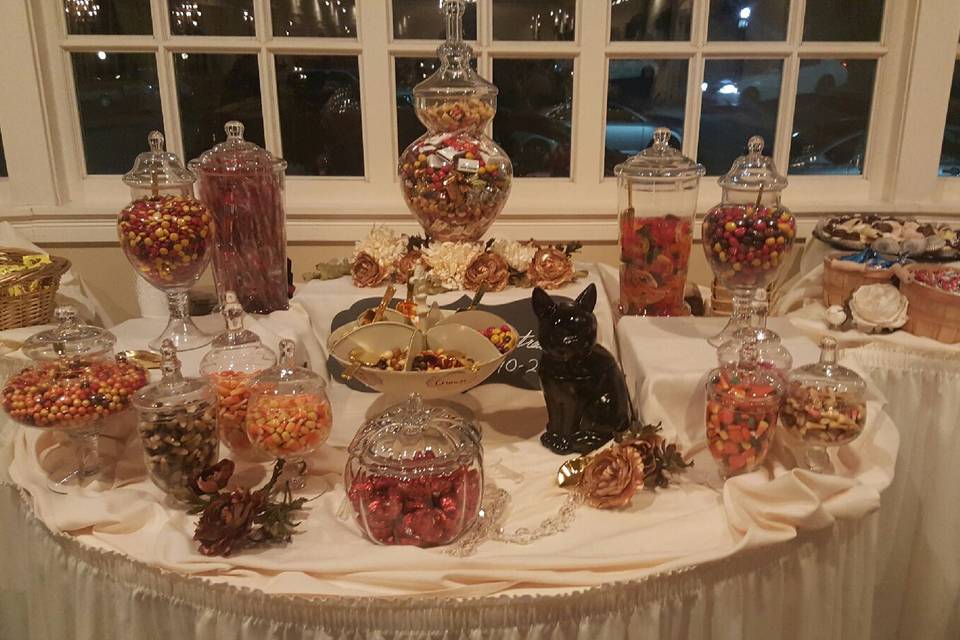 Candy Buffet--Halloween Weddin