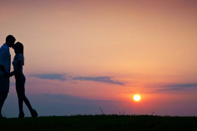 Sunset engagement