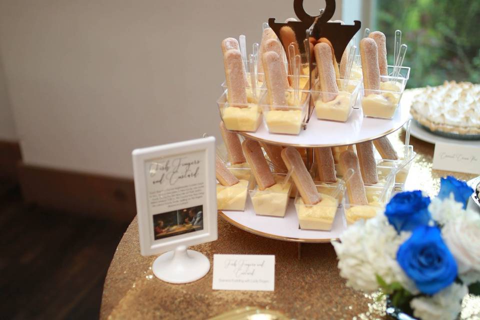 Dessert display