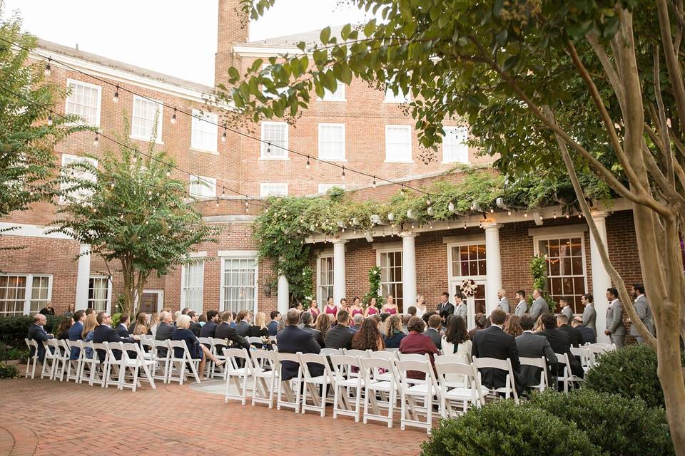 Garden Courtyard Ceremony