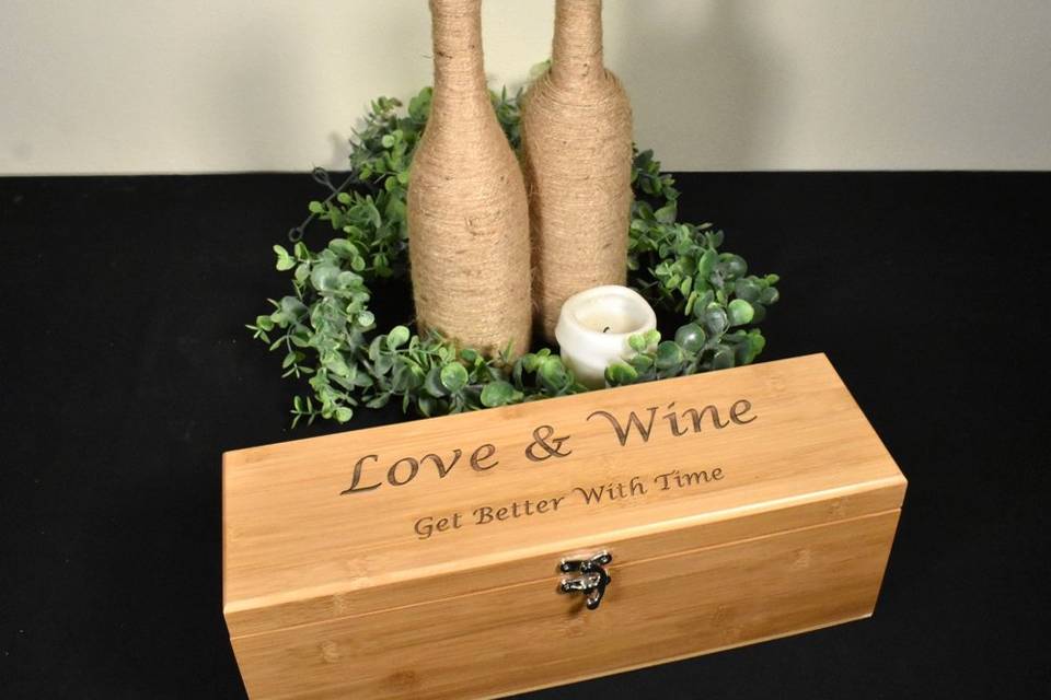 Maid of Honor Personalized Wedding Keepsake Box - Whitetail Woodcrafters