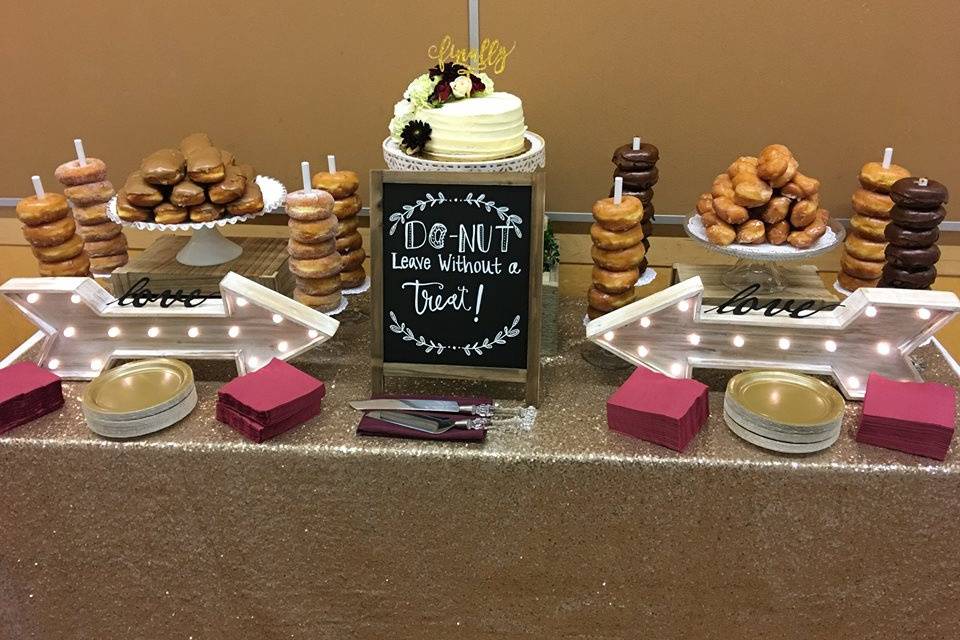 Dessert table